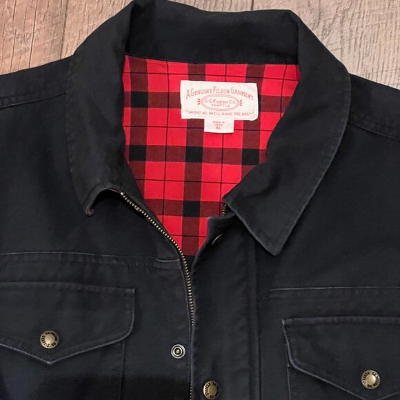 Men's CC Filson Canvas Cruiser Jacket Navy Blue- XL - Picture 2 of 5